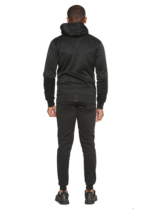 Men Plain Zipper Hoodie Warm Tracksuit